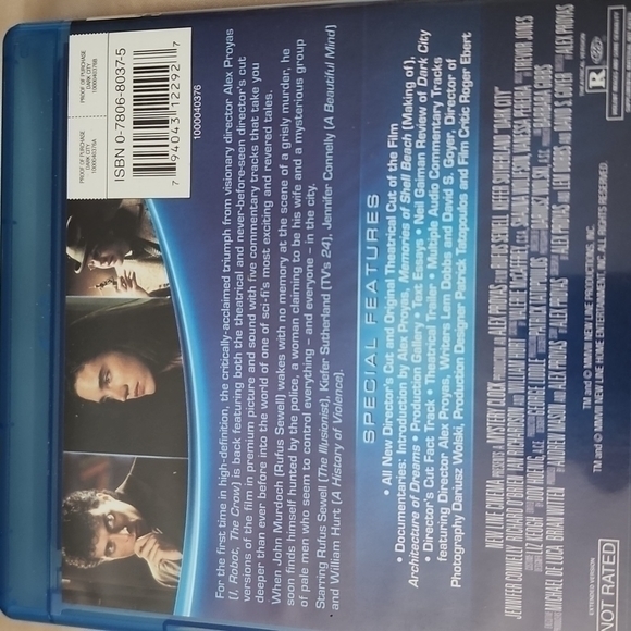 Dark City Director's Cut Blu-ray‎ Disc - Picture 4 of 5